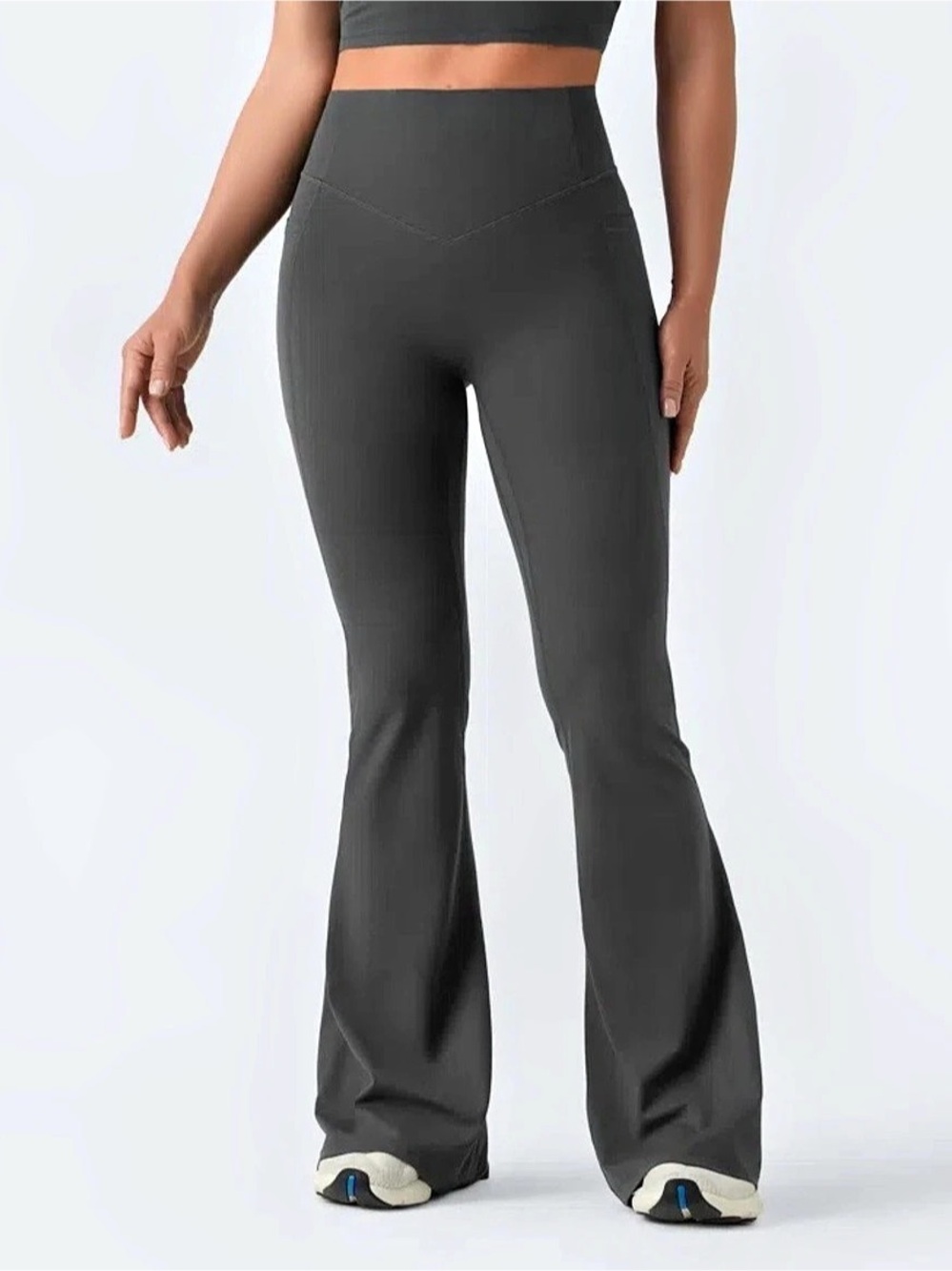 Halara Tummy & Butt Lifting Flared Leggings Black XS#23
